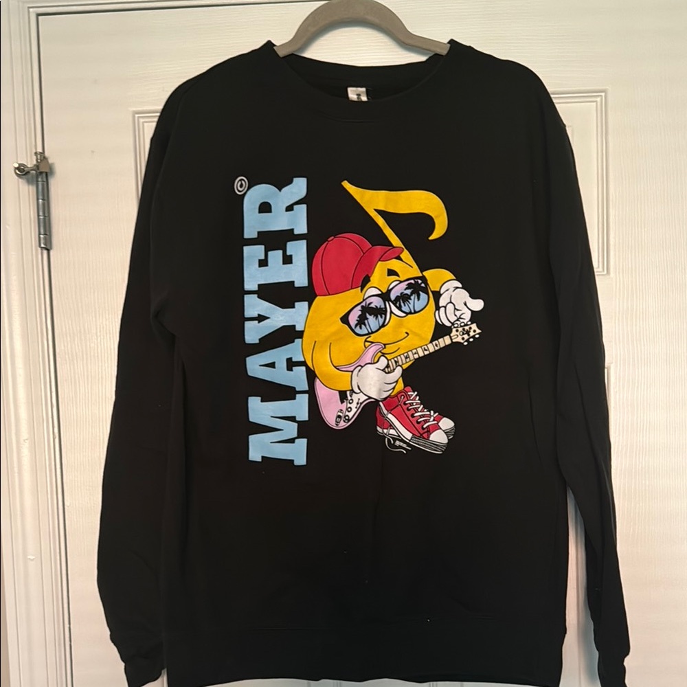 John Mayer Black Graphic Sweatshirt
